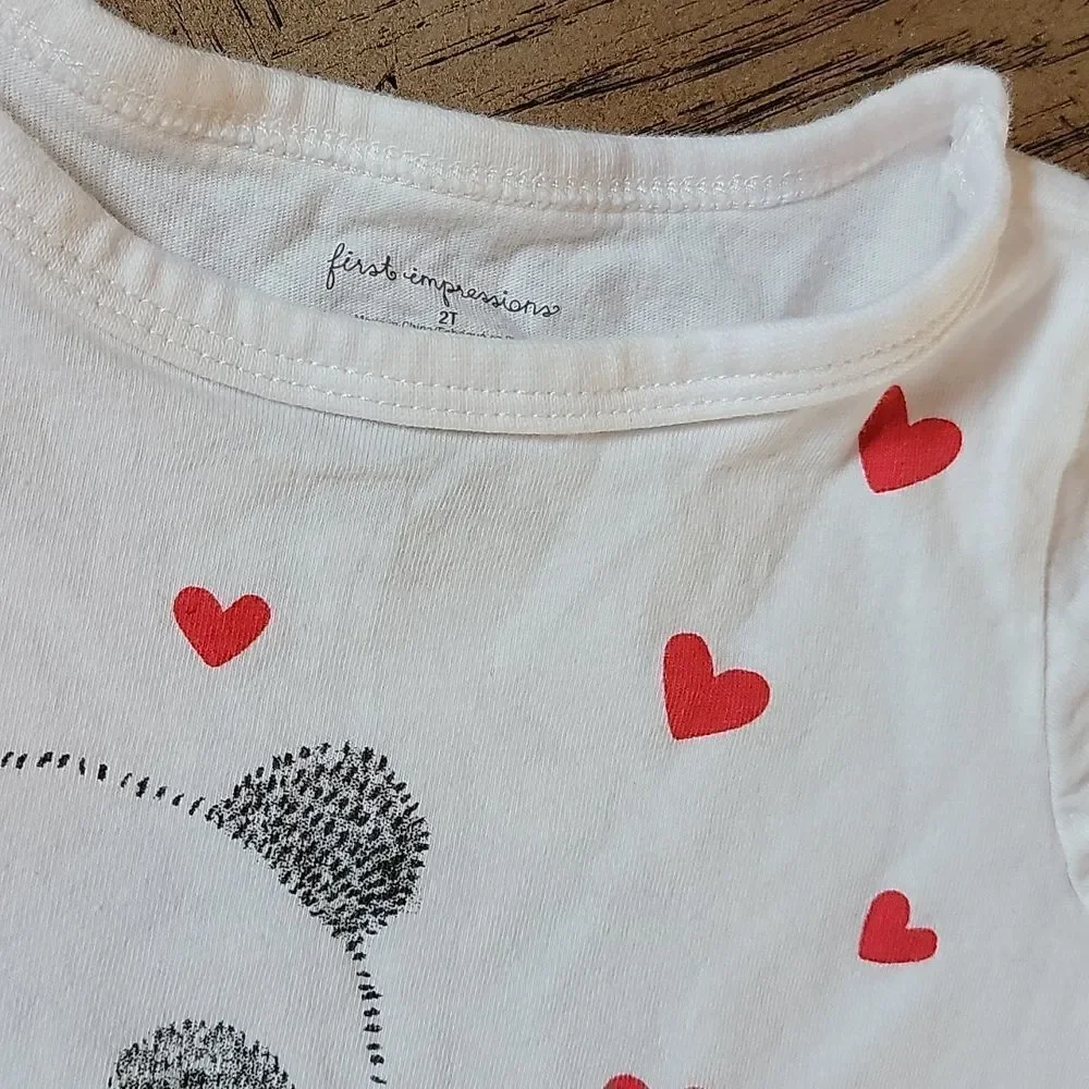 2T panda tshirt First Impressions 🤍❤